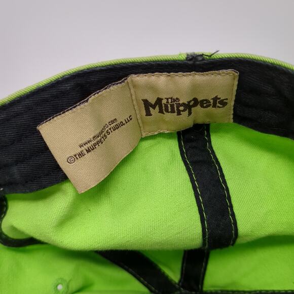 Kermit The Frog Fitted Baseball Cap Green One Size Embroidered The Muppets - Picture 9 of 10